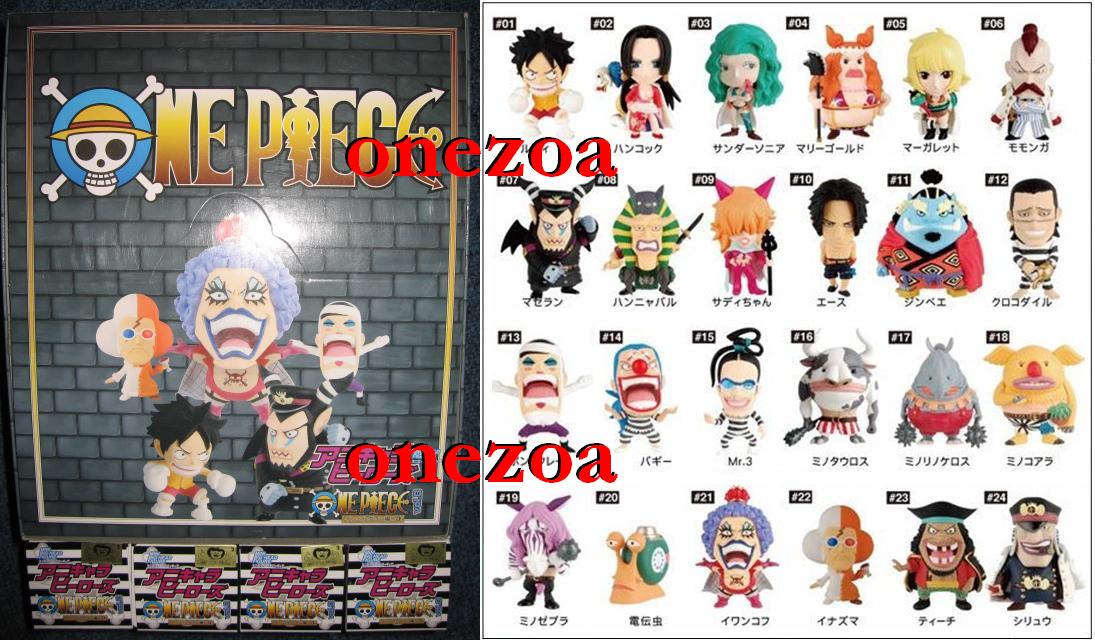 Chara Heroes One Piece Mini Big Head Figure Vol 8 Impel Down Prison Onezoa