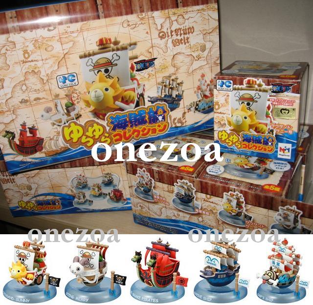 MegaHouse One Piece Yura Yura Wobbling Pirate Ships Collection Vol