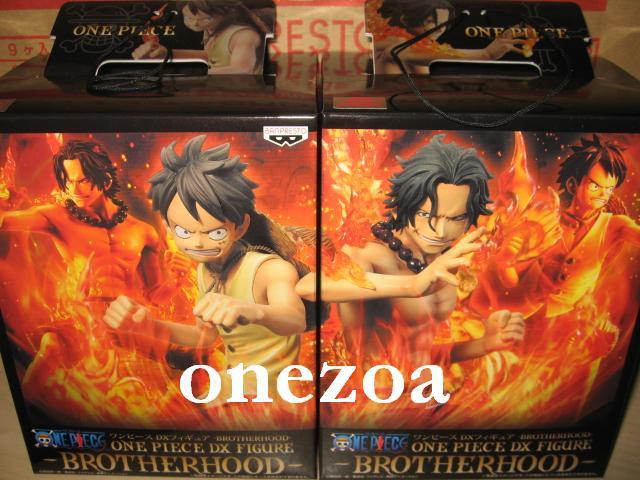 Banpresto One Piece DX Brotherhood set of 2 Luffy Ace (Marineford