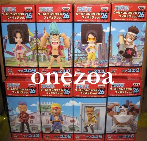 One Piece World Collectable Figure vol.26 TV210 Franky Banpresto Prize