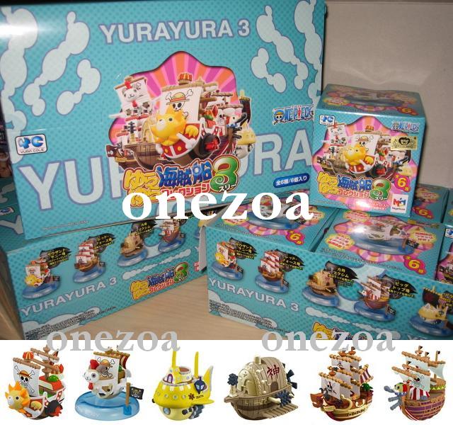 MegaHouse One Piece Yura Yura Wobbling Pirate Ships Collection Vol