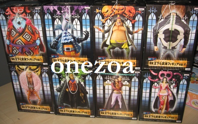 Banpresto One Piece DX Ouka Shichibukai Seven Warlords Vol.1+2+3+4