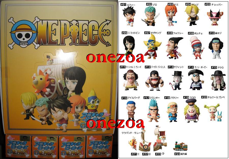 Chara-Heroes One Piece Mini Big Head figure Vol.4 Water