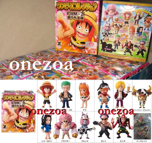 JAN131866 - ONE PIECE FILM Z FINAL BOUT CHOZOKEI TAMASHII 8PC ASST