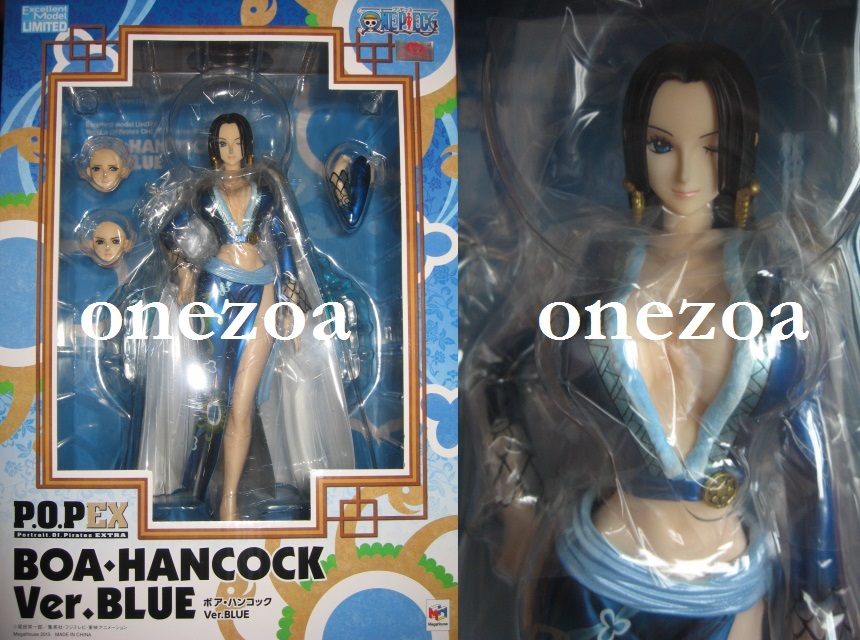 Megahouse One Piece P O P Ex Limited Edition Boa Hancock Ver Blue Onezoa